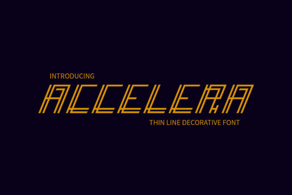 Accelera: A Display Font That Elevates Brand Identity