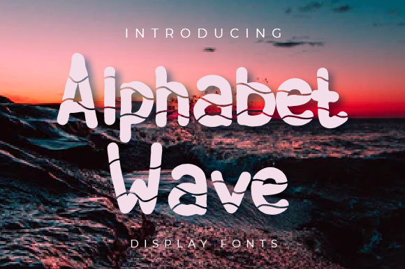 Alphabet Wave: A Trendy Display Font for Digital Branding