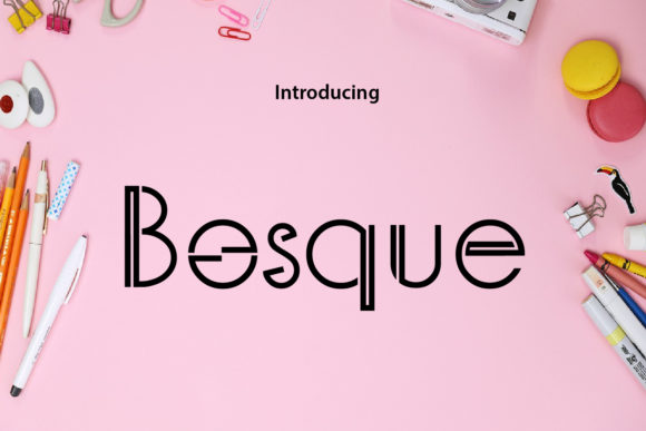 Bosque: A Minimalist Display Font for Modern Web Design