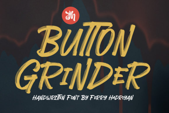 Button Grinder: A Stylish Display Font for Editorial Projects