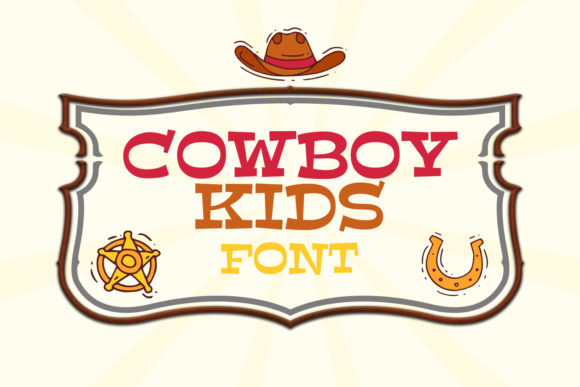 Cowboy Kids Font for Editorial Design