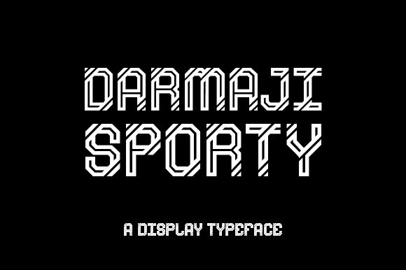 Darmaji Sporty: A Bold Font for Your Brand