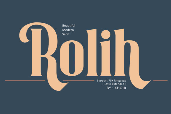 Enhance Your Brand with the Elegant Rolih Font