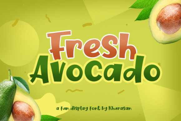 Fresh Avocado Font Review for Editorial Design