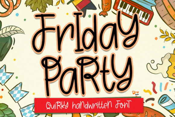 Friday Party Font Review: Playful Display for Branding Projects