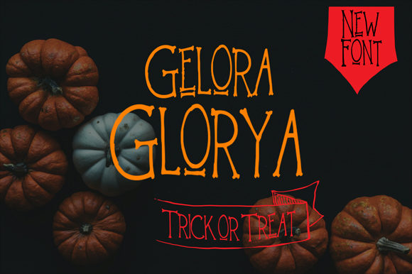 Gelora Glorya Font for Halloween Campaigns