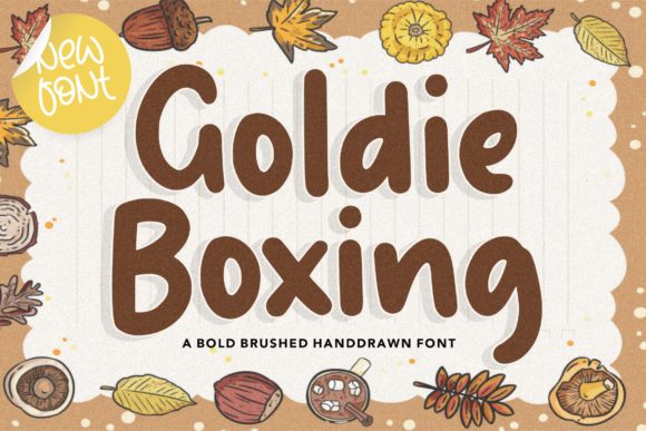 Goldie Boxing: Elevating Campaigns with Autumn-Inspired Typography