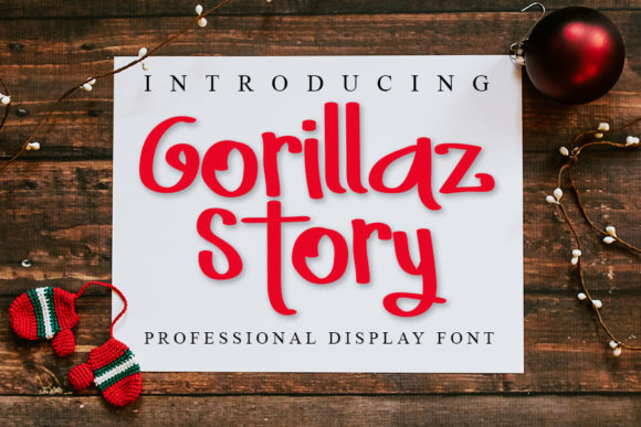Gorrilaz Story Font Review