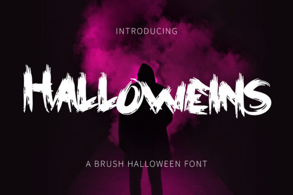 Halloweins: A Bold Display Font for Editorial Design