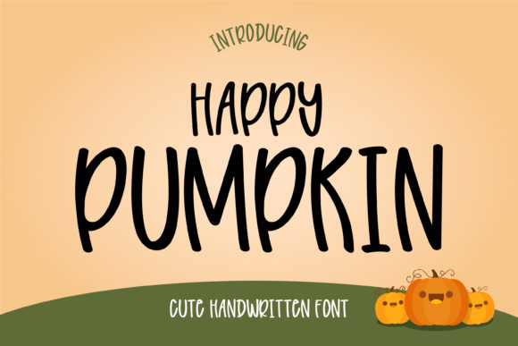 Happy Pumpkin Font for Business Branding
