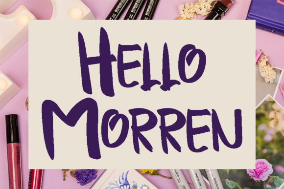Hello Morren: A Timeless Display Font for Small Business Branding