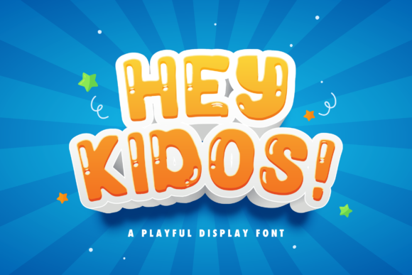 Hey Kidos: A Playful Font for Eye-Catching Campaigns