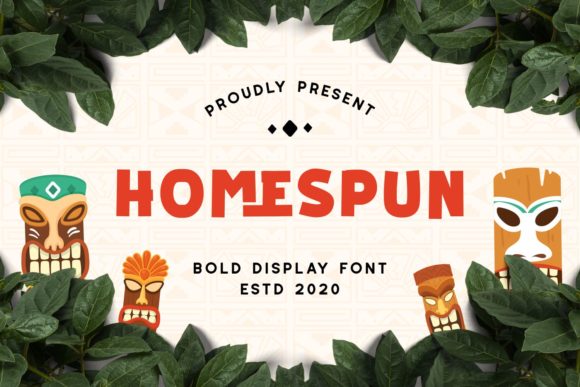Homespun Font for Campaign Creativity