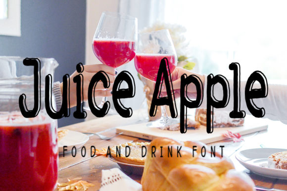 Juice Apple: A Trendy Display Font for Creative Projects