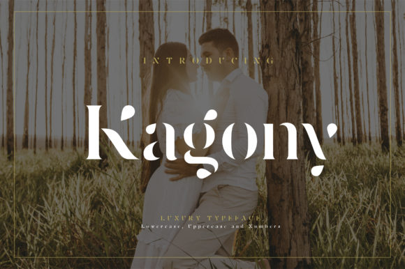 Kagony: A Display Font That Elevates Branding Projects