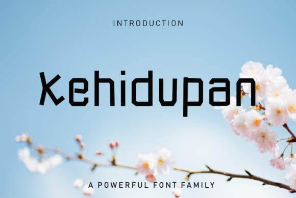 Kehidupan Font for Handmade Creations