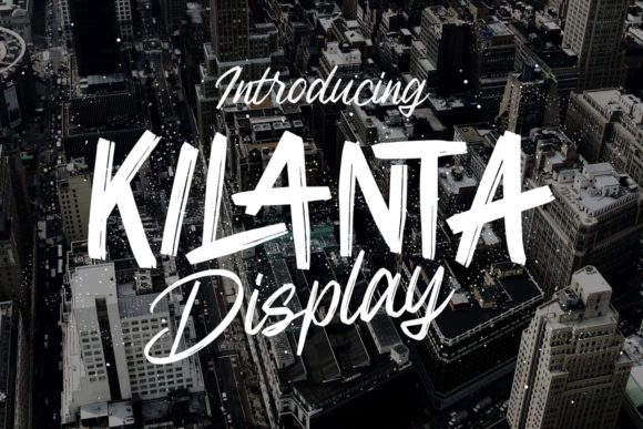 Kilanta Display Font for Handmade Creations