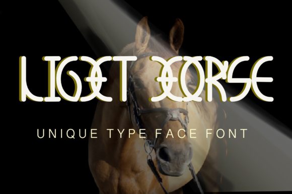 Light Horse Font: A Modern Display Typeface for Handmade Creations