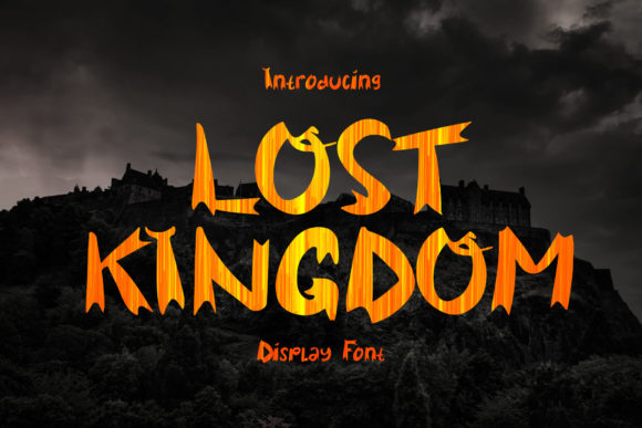 Lost Kingdom Font for Halloween Campaigns and Seasonal Designs