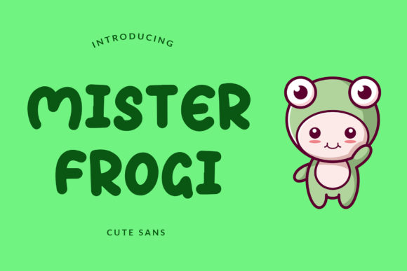 Mister Frogi Font Review for Editorial Design