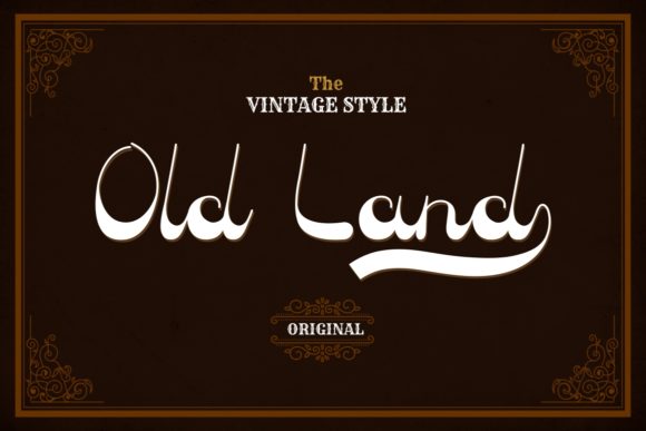 Old Land: A Retro Font That Elevates Branding