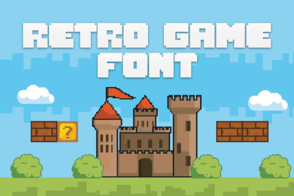 Retro Game Font for Polished Branding