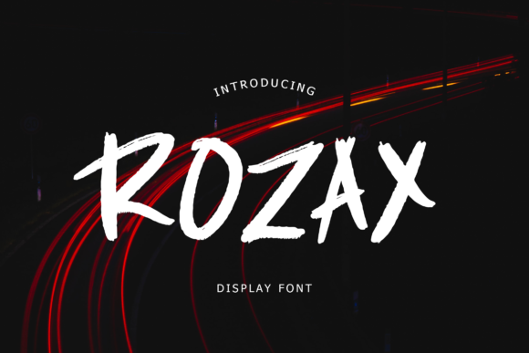 Rozax: A Creative Display Font for Bold Campaigns