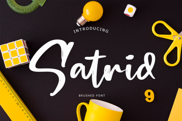 Satrid: A Brush-Style Display Font for Web Design
