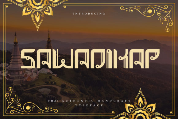 Sawadikap Font for Handmade Creations