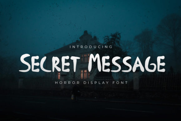 Secret Message Font for Web Design Projects