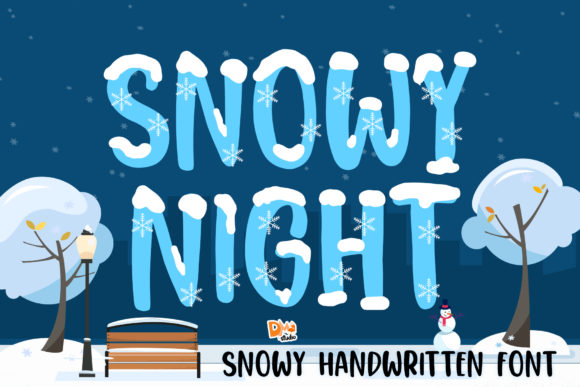 Snowy Night: A Display Font for Modern Web Design