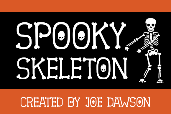Spooky Skeleton Font for a Polished Brand Look