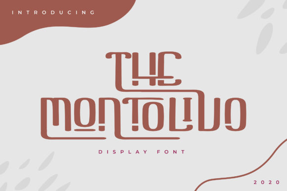 The Montolivo: A Unique Display Font for Editorial Design